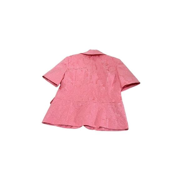 Vntg Pendleton Pink Floral Skirt Suit Set Size 8 - Picture 5 of 7